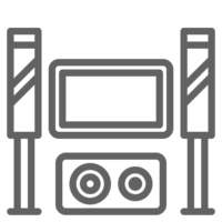 home cinema icon